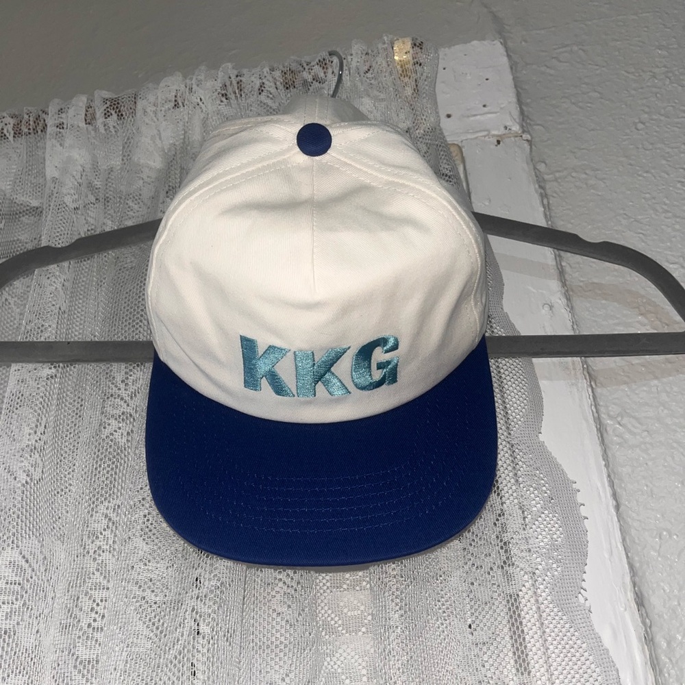 White and Blue KKG Cap